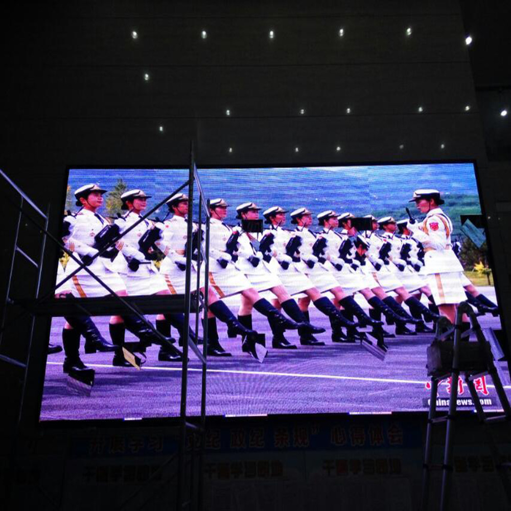 廣西平南法院室內(nèi)P4全彩LED顯示屏