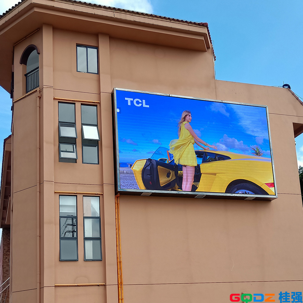 欽州遠(yuǎn)鋒林湖一號戶外P5LED顯示屏 47平米