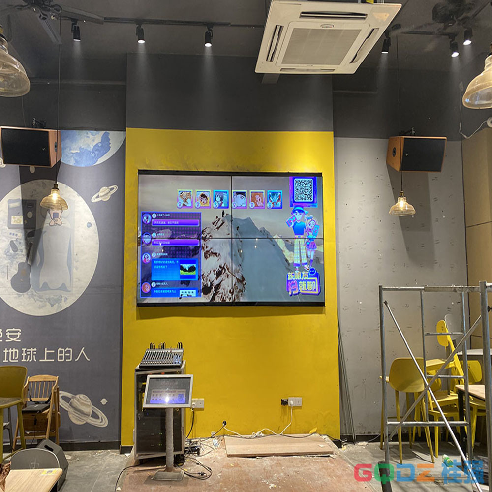 南寧小田豆?jié){55寸2X2液晶拼接屏